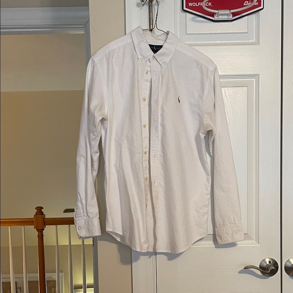 Boy’s Polo Ralph Lauren White Button-Down Shirt